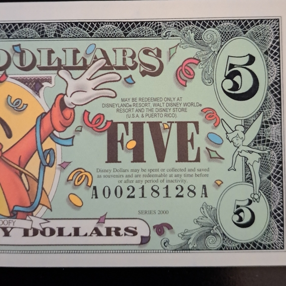 Disney Dollars - Picture 6 of 6